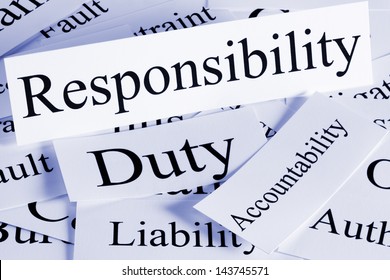 Responsibility and duty