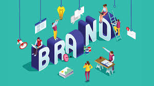 6 people working on the word BRAND