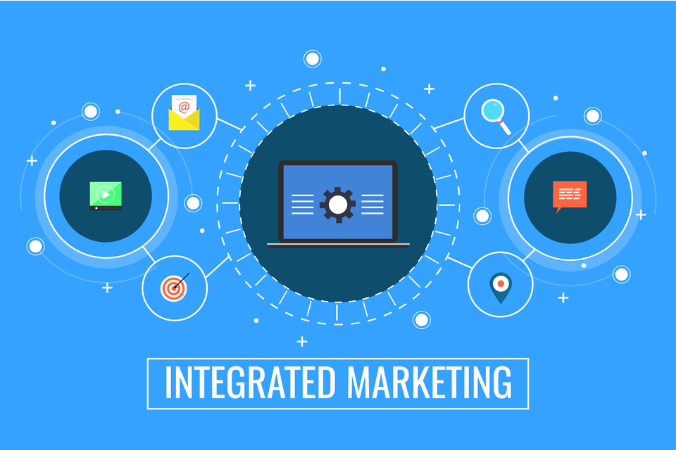 Digital illustration of Integrated Marketing