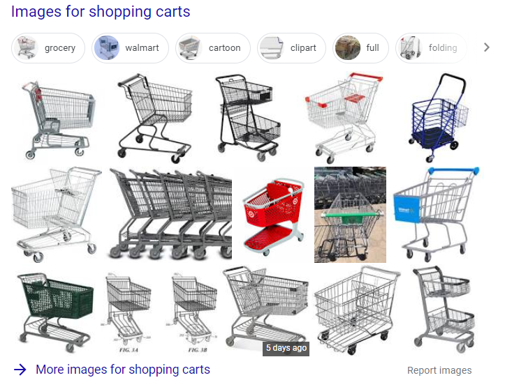 Images of shopping carts