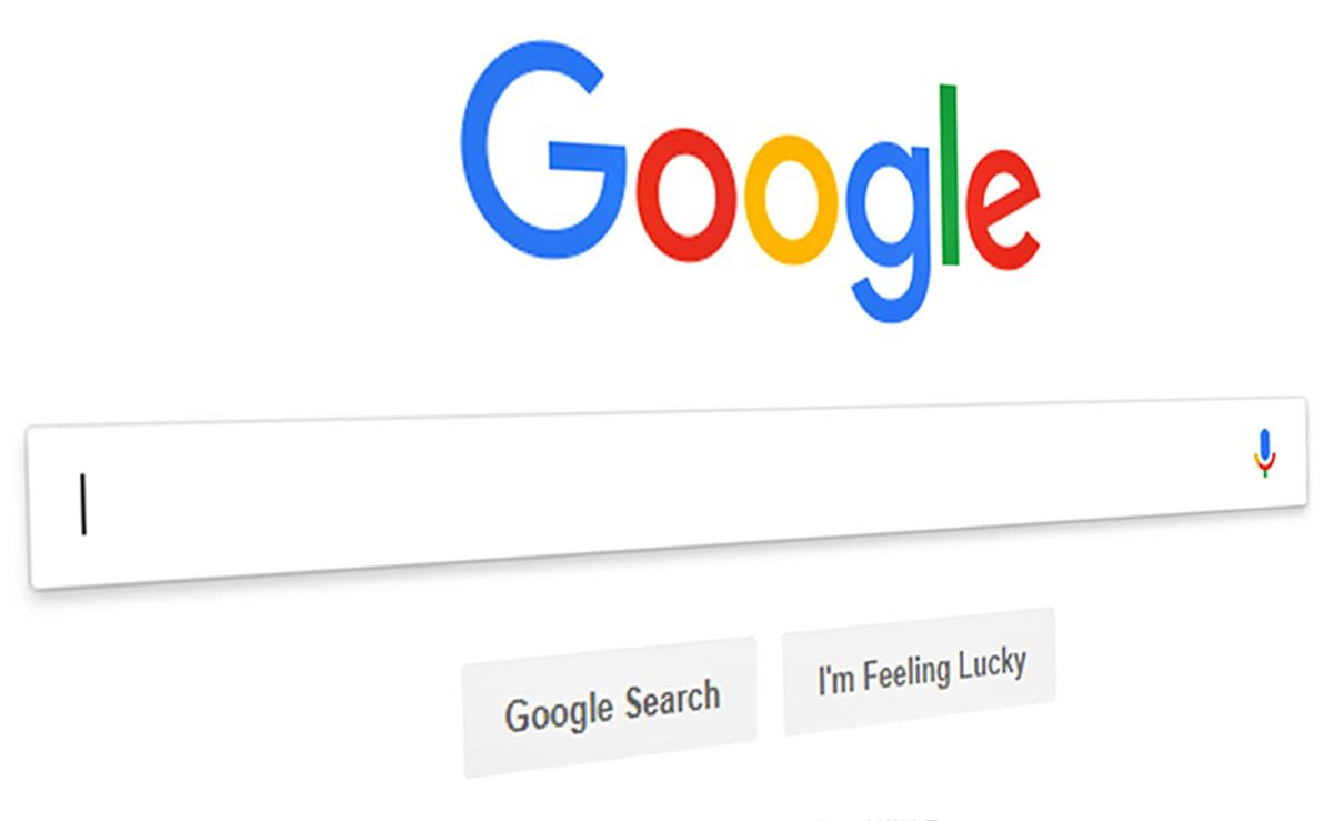 Google search bar homepage