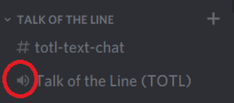 TOTL marked in Discord voice channel