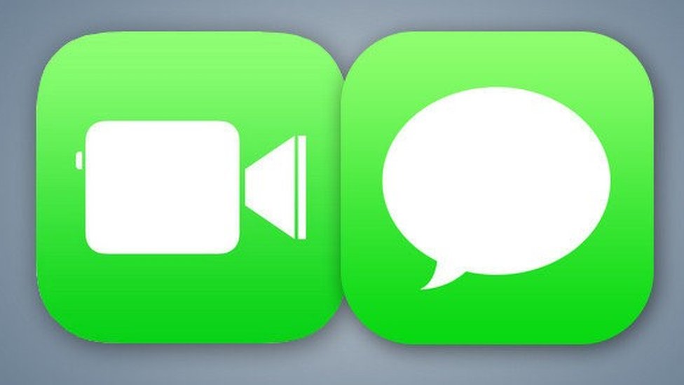 Logo of imessage and facetime