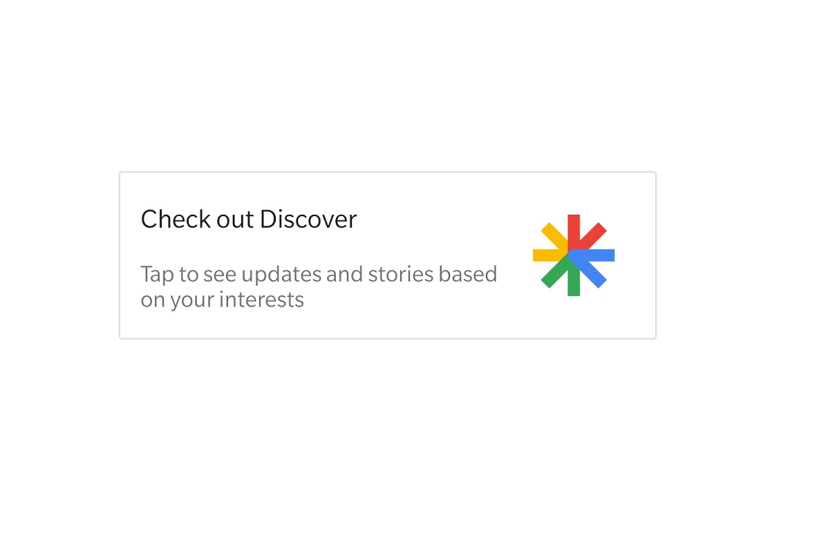 Google discover logo and updates
