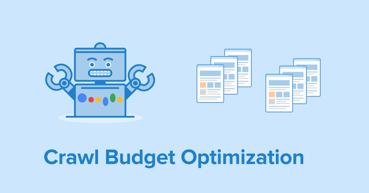6 web results and a robot and words crawl budget optimization