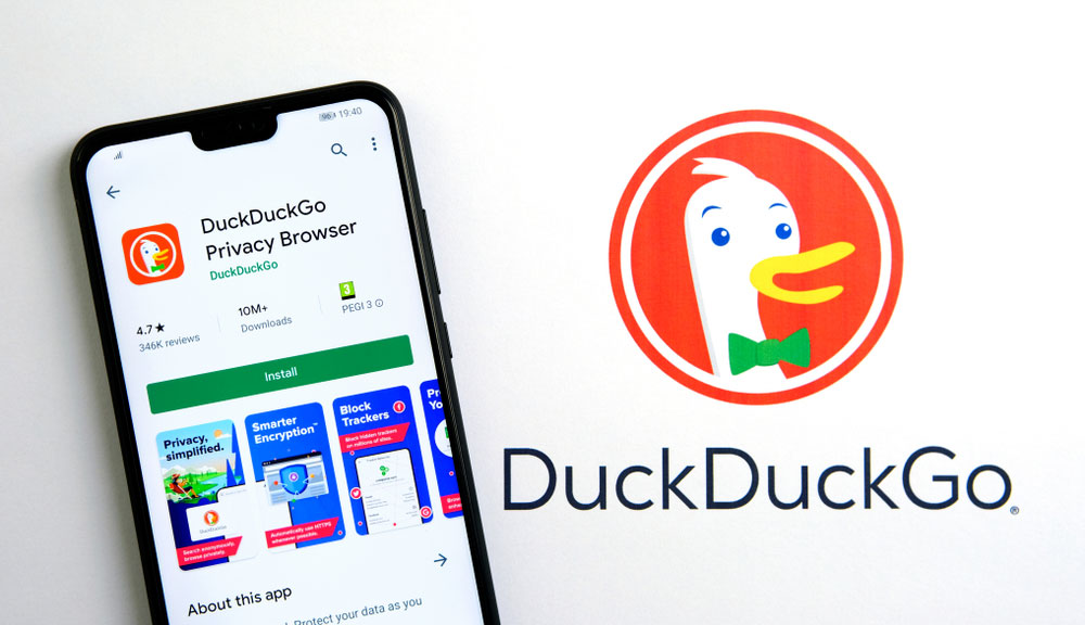 DuckDuckGO on play store and logo