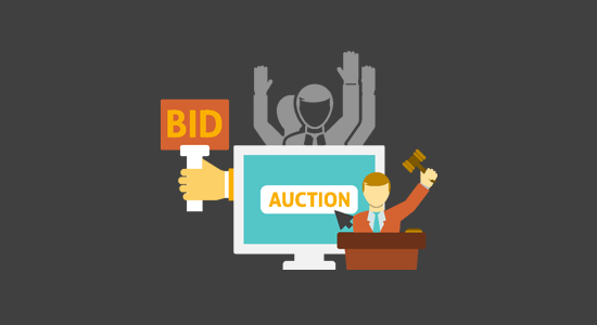 Bid and auction infographics