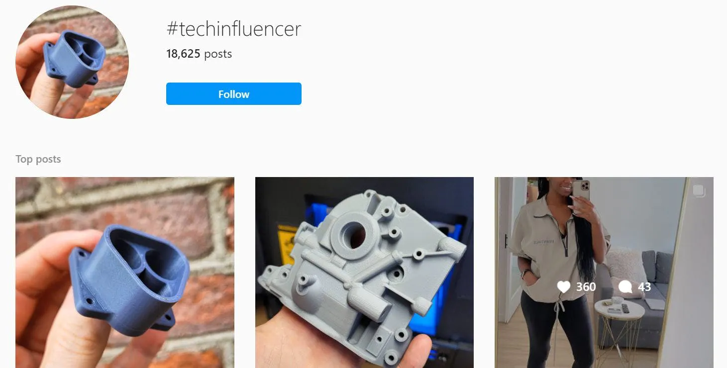 #techinfluencer in instagram top posts