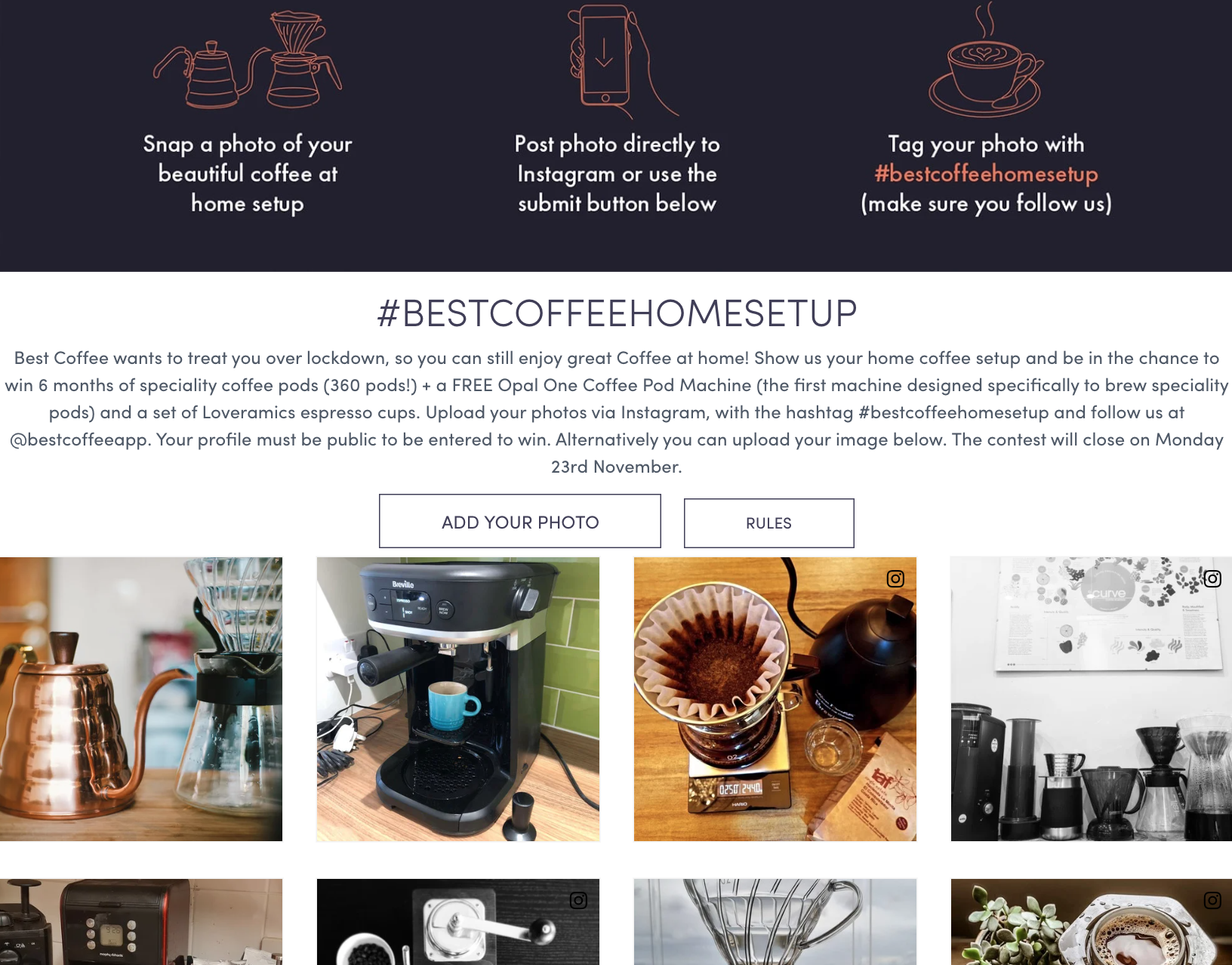 Best Coffee Home Setup page