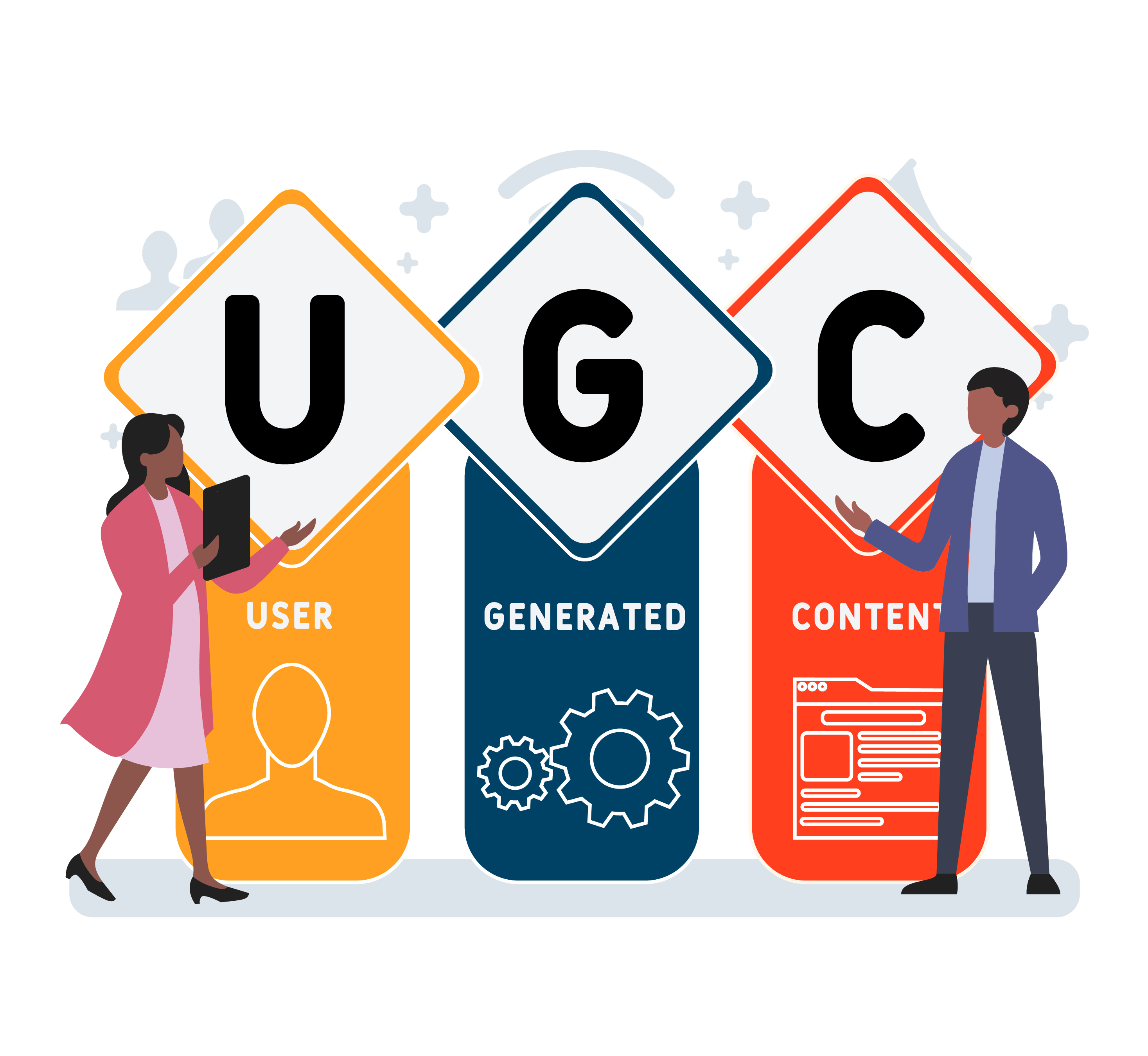 UGC blog header infographics