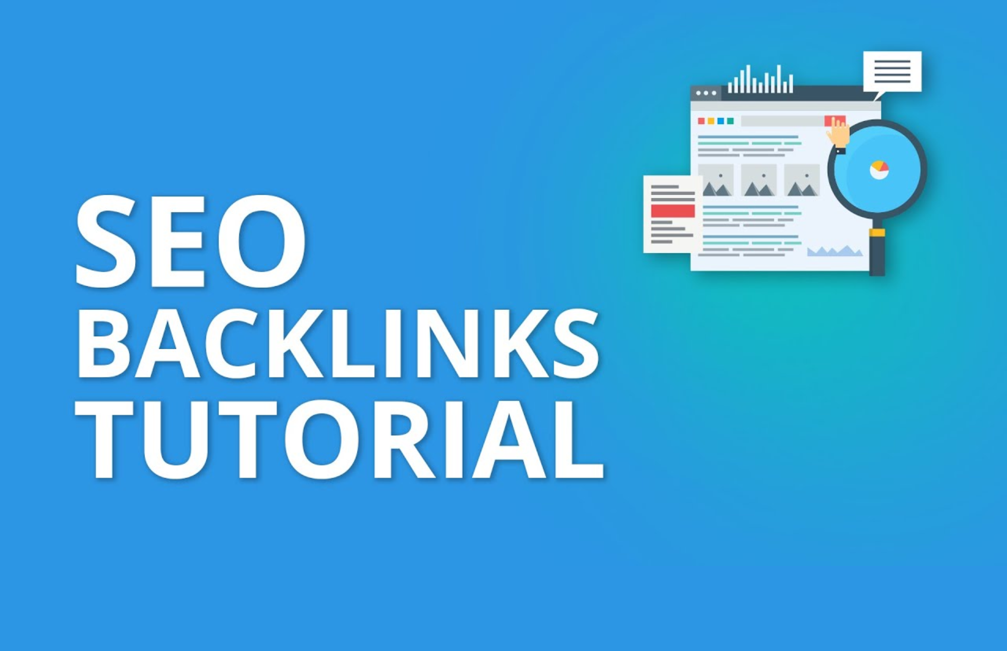 SEO Backlinks tutorial with a website
