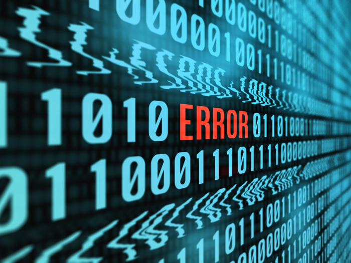 Computer programs that contains error