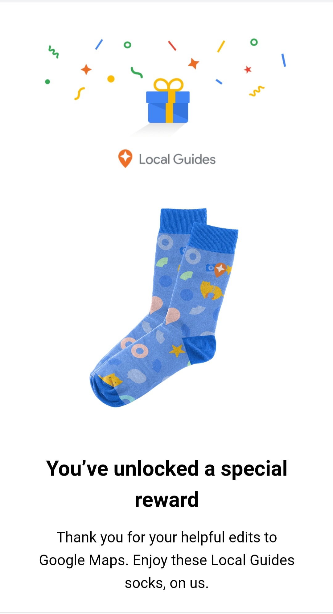 A Reward From Google Local Guides