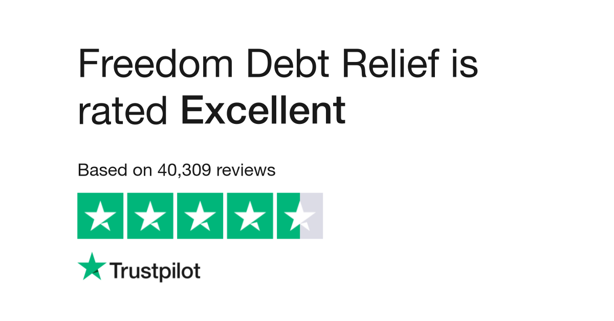 Freedom Debt Relief's Rating on Trustpilot