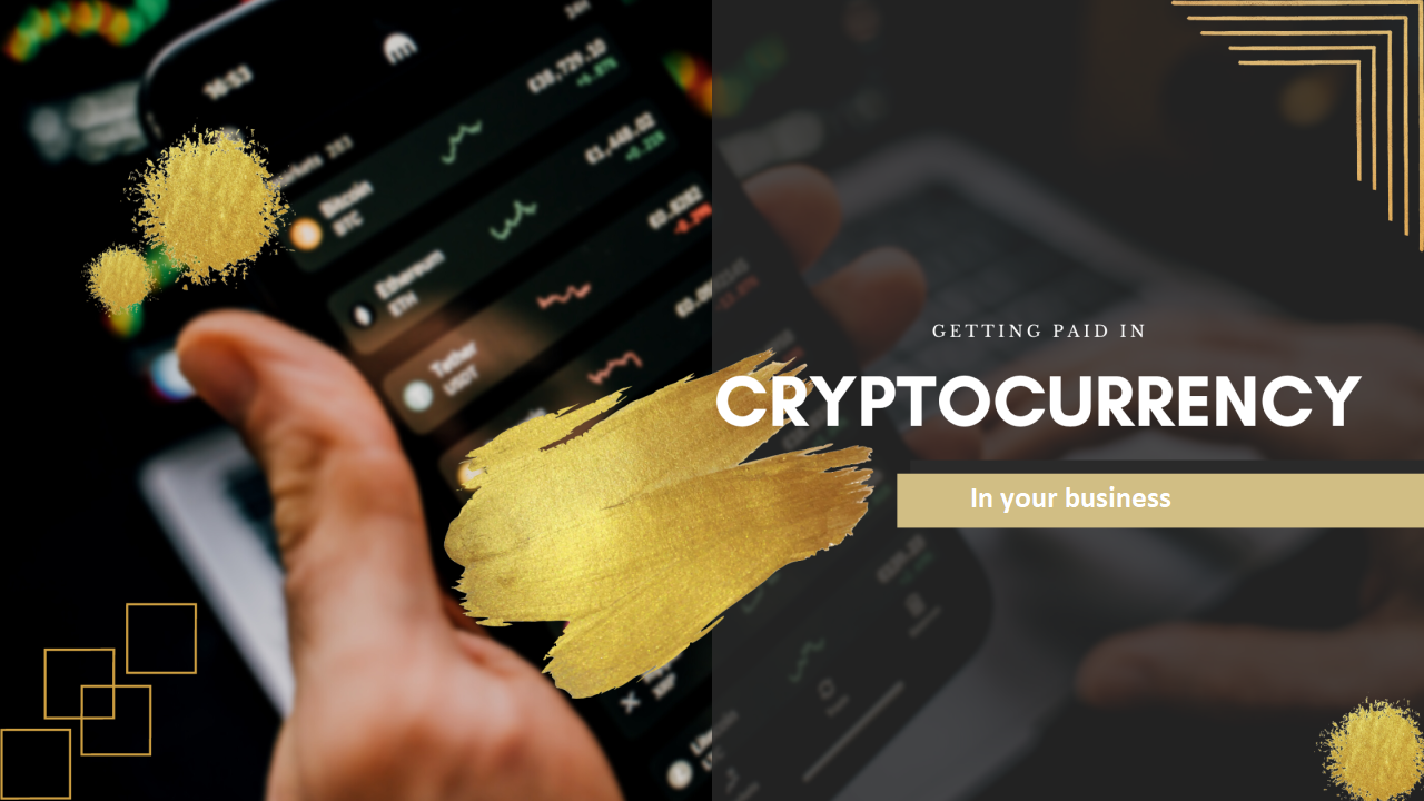 Accepting crypto currency for your business written