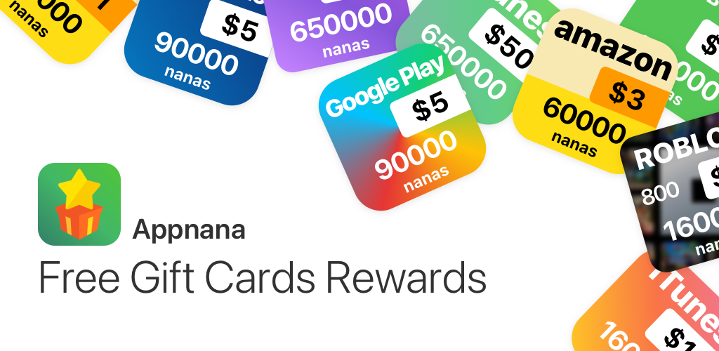AppNana gift card rewards