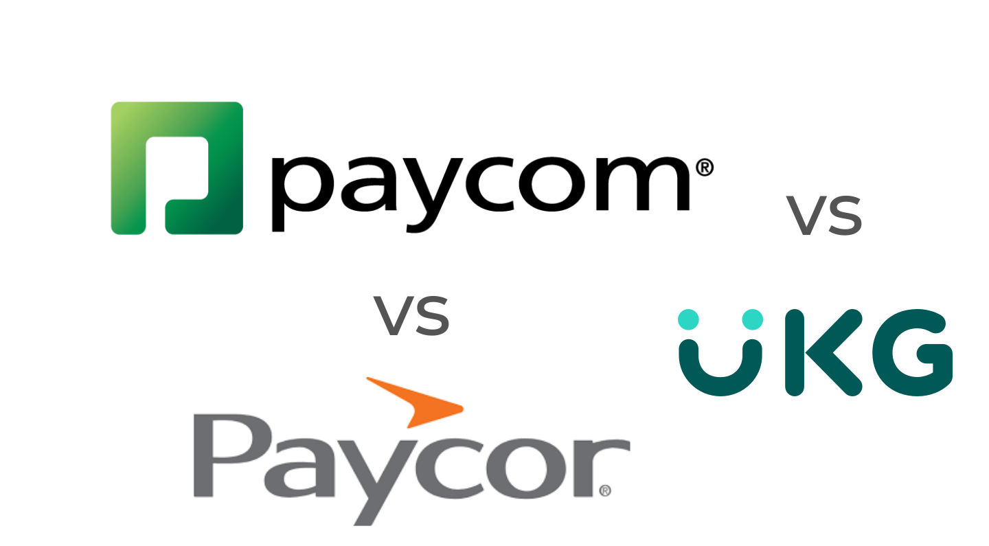 Paycom vs paycor vs ukg logo
